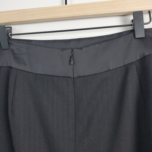 𝅺Nine & Company Black Pencil Skirt Women US 14 - Picture 7 of 8